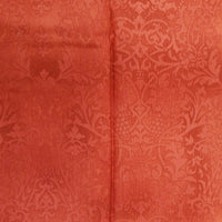 Victorian Floral Wallpaper Look Red Cotton Hobby Lobby Chambray Fabric 1 yard