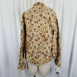 Winding River Reversible Woven Tapestry Jacket Blazer Womens XL Abstract NOS