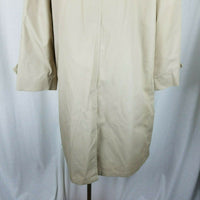 London Fog Maincoats Petites Summer Rain Trench Coat Womens 12P Placket Front