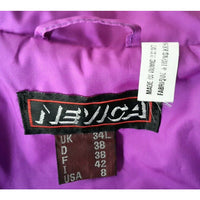 Vintage Nevica FS Quilted Fleece Full Zip Winter Ski Snowboard Jacket Womens 8