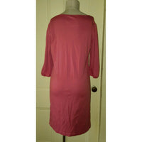 LL Bean Supima Cotton Beach Swim Suit Coverup Summer Dress Womens XS Coral Pink