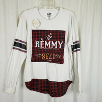 REMMY FINE CHAMPAGNE COGNAC 1738 Long Sleeve PROMO TShirt Top Mens L Advertising