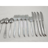 Vintage Japan Dorzel Hull Paradise Stainless Flatware Silverware Set Lot 17 pcs