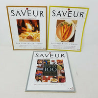 Saveur Magazine 2002 Lot of 3 56 59 63 Editions Issues Cooking Food