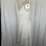 Abercrombie & Fitch Lace Wrap Summer Dress Womens S Hi Lo Assymetrical Plunge