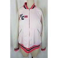 Paris Atelier & Other Stories Motel Cocktail Satin Bomber Jacket Womens 12 Pink