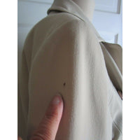 Ann Taylor Loft Ivory Cropped Fitted Multi Pocket Blazer Field Jacket Womens 6