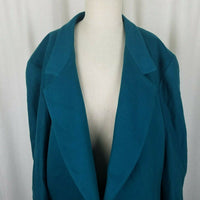 LL Bean Petites Wool Cashmere Boyfriend Style Blazer Jacket Womens 20P Plus Size