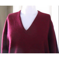 High & Mighty Pure Wool VNeck Pullover Sweater Mens XLT Tall Scotland Vintage