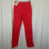 Vintage Sheplers Western Cowboy Cotton Red Denim Blue Jeans Womens 16 NWT USA