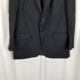 Alfani for Macys Black Pinstripe Wool Cashmere Sportcoat Jacket Blazer Mens 42S