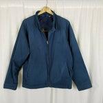 Vintage Lakeland Canvas Clicker Racer Rockabilly Golf Windbreaker Jacket Mens XL