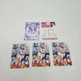 SAILOR MOON LOT OF 5 JAPANESE PRISM HOLO TRADING CARDS Textured Thick Men Man