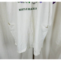 Vintage Fun Time Myrtle Beach SC Long TShirt Style Swim Suit Cover Up Womens OS