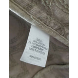 J.Jill Canvas Cotton Embroidered Pleated Fit & Flare Riding Jacket Coat Womens M