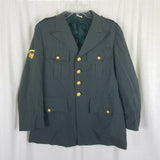 Vietnam War Era US Army Specialist 5 Rank Uniform Coat Blazer Jacket Mens sz 40S