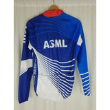 BioRacer ASML Long Sleeve Full Zip Up Cycling Jersey Mens Unisex Size 5 XL Blue