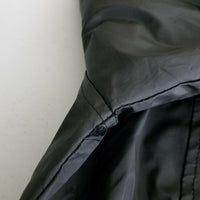 Original Supreme Quality PVC Vegan Faux Fur Collar Belted Tie Jacket Womens L