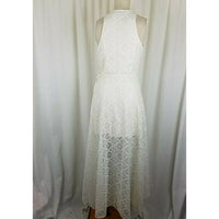 Abercrombie & Fitch Lace Wrap Summer Dress Womens S Hi Lo Assymetrical Plunge