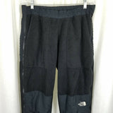 The North Face Denali Black Polartec Fleece Winter Snow Pants Mens L Zip Off Leg