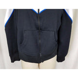 Fila Sports Chevron Striped Zip Through Sweatshirt Tennis Track Jacket Womens XL