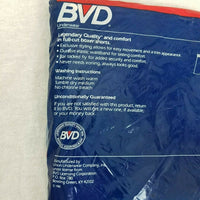 Vintage BVD Boxers Shorts Underwear 3 Pack 50/50 Poly Cotton Mens XL USA Blue