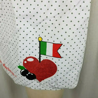 Busch Gardens Italy Canvas Tote Bag 2012 Shopping Book Bag Italian Flag Pisa Red