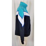 Fila Sports Chevron Striped Zip Through Sweatshirt Tennis Track Jacket Womens XL