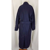 LL Bean Trench Coat Placket Front Belted Rain All Weather Insulated Womens S USA