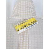 Vintage Trevira Robert Peters Micia of Rome Mod Checked Shirt Dress Womens M USA