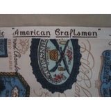 Vintage Colonial Primitive American Craftsman Waverly Bonded Fabric 48.5 x 67.5