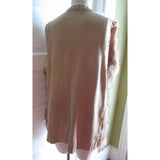 Eyeshadow Vegan Faux Fur Knit Open Front Cardigan Sweater Vest Jacket Womens XL