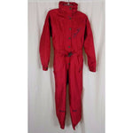 Vintage Phoenix Pharrago Insulated One Piece Winter Ski Snowsuit Womens 10 Red