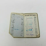 1920s Old Colony Trust Company Boston Bank Register Receipt Deposit Pass Book 5"