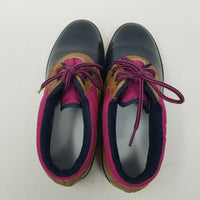 Vintage Lands End Direct Hot Pink Rubber Hunting Duck Shoe Boots Womens 7 Blue