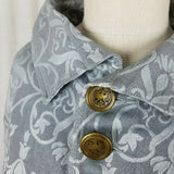 Funhouse NYC Gothic Steampunk Scroll Military Swing Coat Womens M Rocker Pirate