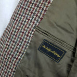 Vintage HARRIS Bartleigh Tweed Blazer Brown Check Wool Sport Coat Jacket Mens 42