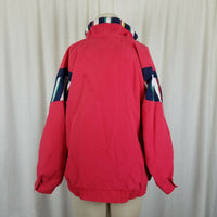 Vintage Current Seen Nautical Retro 80s 90s Windbreaker Jacket Womens M Baggy