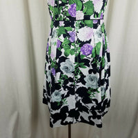 Talbots x Oprah Magazine Hydrangea Fit & Flare Twirl Dress Womens 8P NWT $189