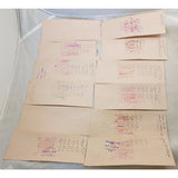Hancock Theatre Boston Jan 1952 Cancelled Bank Checks Deposit Slips Lot Strand