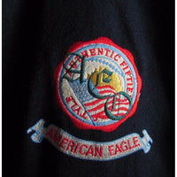 American Eagle Letterman Baseball Bomber Jacket Embroidered Patches Mens XL AEO