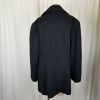 Jones New York Double Breasted Winter Wool Military Short Peacoat Coat Womens L