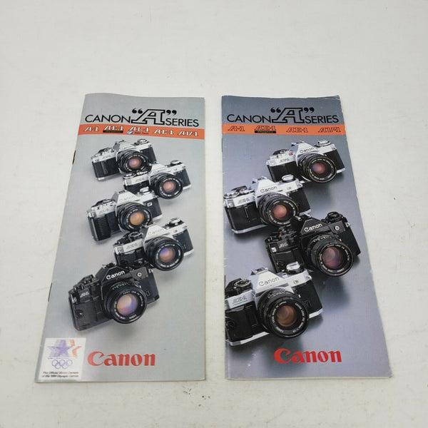 Canon A Series Camera Color Catalogs Pamphlets Vintage Advertising Ephemera 35mm