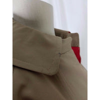 Misty Harbor Cape Top All Weather Cotton Belted Tie Sash Trench Coat Womens 14
