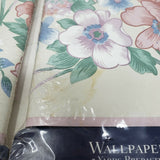 Imperial Sterling Regency Curtina Vintage Floral Wallpaper Border Lot of 4 5 yds