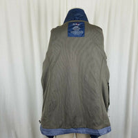 LL Bean All Weather Windbreaker Rain jacket Womens 1X Plus Size Colorblock Blue