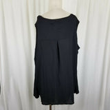 Lysse Plus Size Cold Bare Shoulder Top Shirt Tunic Blouse Womens 3X Black