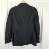 Vintage DuMont Paisley Collar Black Western Blazer Jacket Sportcoat Mens 46R USA