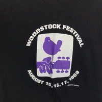 Vintage Woodstock 1969 TShirt Mens XL 80s 90s Repop Giant Single Stitch Cotton