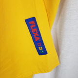 Flexa Colorblock Cotton Twin Duvet Cover Bright Loud Stripes Blue Green Yellow